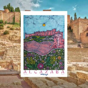 La Alcazaba de Málaga, murallas árabes frente al mar